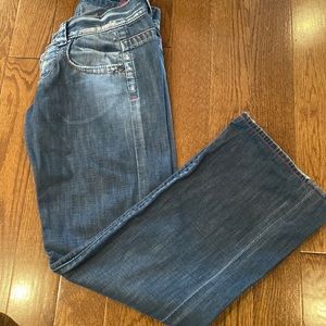 Miss Sixty vintage jeans size 26 low waisted and wide leg.